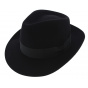 Fédora Curzio Black Felt Hat - Traclet