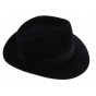 Fédora Curzio Black Felt Hat - Traclet