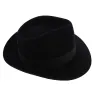 Curzio Black Fur Felt Fedora Hat - Traclet Reference: 7711 | Traclet Hatters