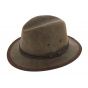 Leather traveller hat