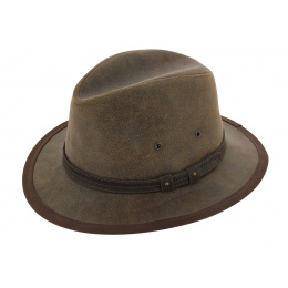 Chapeau traveller cuir