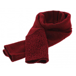 Kohali Scarf Wool & Polyester Red - Mtm