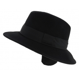 Black Foldable & Waterproof Ear-Flap Hat - Traclet