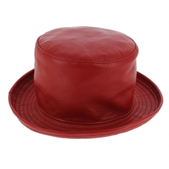 Leather top hat