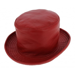 Leather top hat
