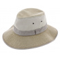 Durban Cotton Beige Safari Hat - Crambes