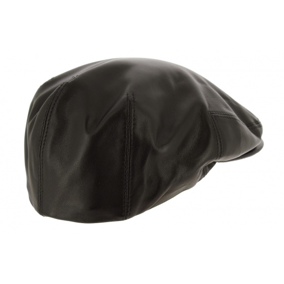 Brown Leather Flat Cap Northland - City Sport