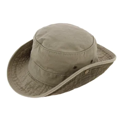 Kids' Adventure Bucket Hat UPF50+ Cotton Beige - Traclet Reference: 3349 | Traclet Hat Shop