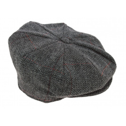 Irish cap Octagon grey - Hanna hats