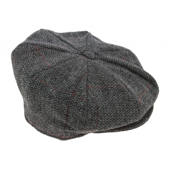 Grey Octagon Irish cap - Hanna hats Grey Octagon Irish cap - Hanna hats