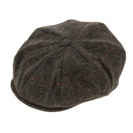 Casquette irlandaise Octagon marron - Hanna hats