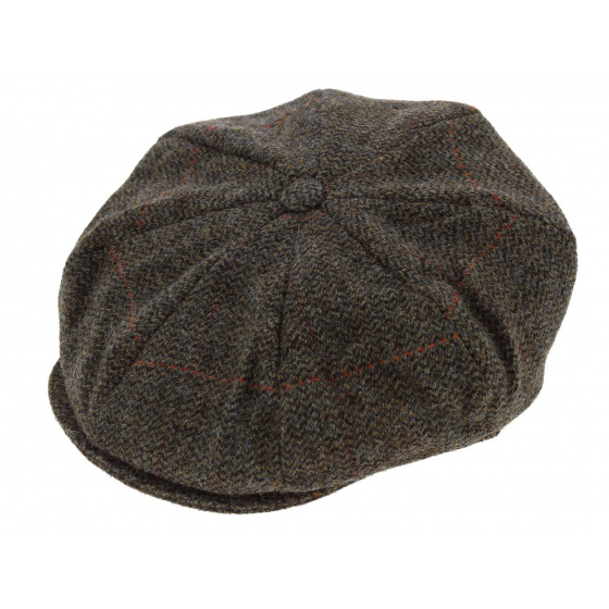 Casquette irlandaise Octagon marron - Hanna hats