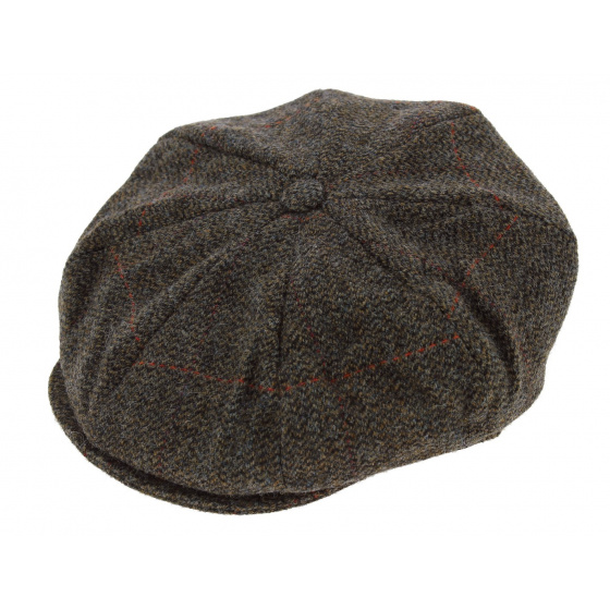 Brown Octagon Irish Cap - Hanna Hats