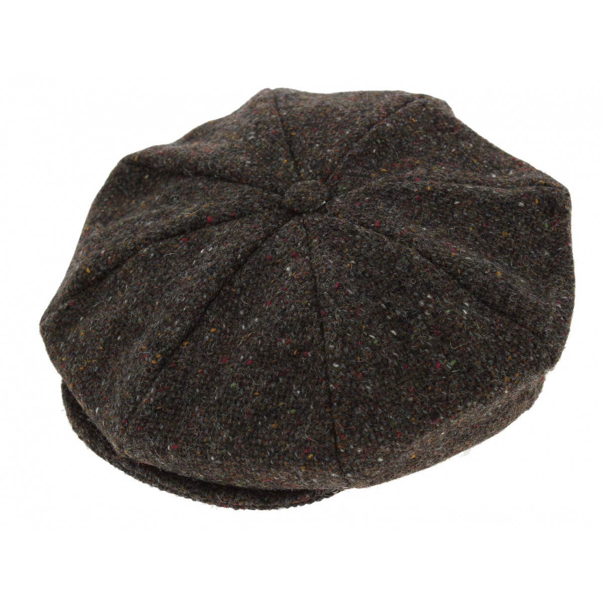 Irish cap Tralee chine brown Reference : 2985 | Chapellerie Traclet