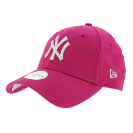 Pink Essential League Strapback Cotton Cap - New Era