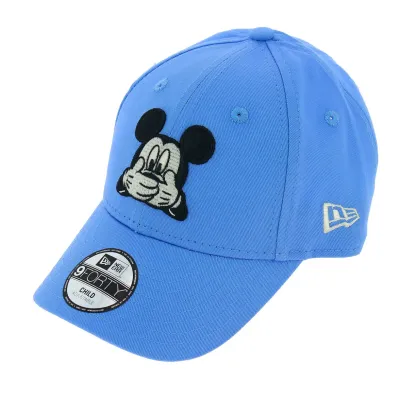 Kids' Mickey Mouse Cotton Blue Strapback Cap - New Era Reference: 7758 | Traclet Hat Shop