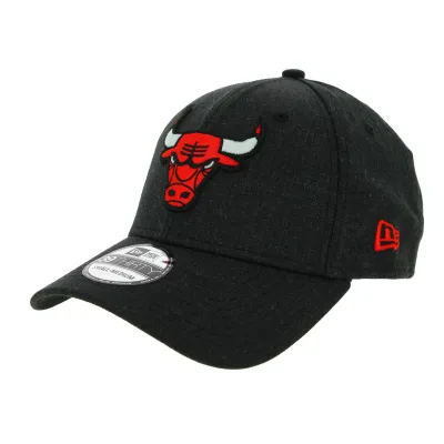 Casquette Fitted Heather Bulls Laine Anthracite - New Era Reference : 7287 | Chapellerie Traclet