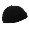 Bonnet Docker Drac Coton Noir - Traclet Reference : 7458 | Chapellerie Traclet