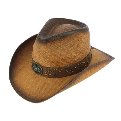 Chapeau Cowboy Margaritas Paille Papier - Traclet Reference : 7760 | Chapellerie Traclet