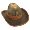 Chapeau Cowboy Gringo Loco Paille Papier - Traclet Reference : 7763 | Chapellerie Traclet