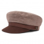 Marin Kurt Cap Linen & Cotton Brown - Brixton