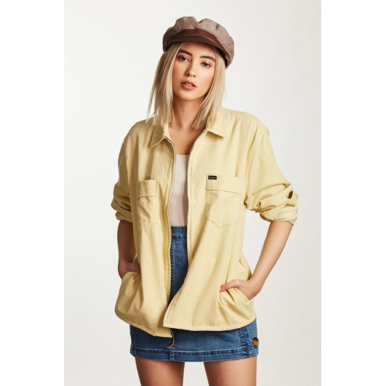 Casquette Marin Kurt Lin & Coton Marron - Brixton