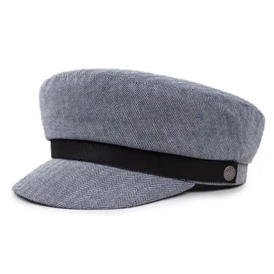 Kurt Sailor Cap Linen & Cotton Navy - Brixton Reference: 7775 | Chapellerie Traclet
