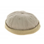 James Beige cotton miki beanie