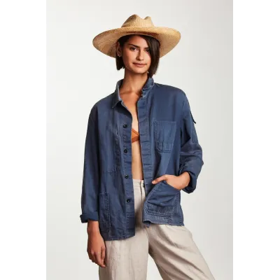 Chapeau Style Capeline Jenna Raphia Naturel - Brixton Reference : 7781 | Chapellerie Traclet
