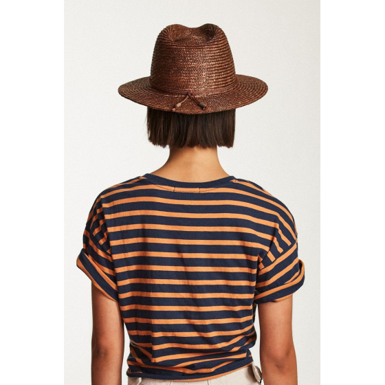 Lera Traveller Straw Hat Bronze - Brixton