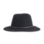 Black Wool Felt Wesley Traveller Hat - Brixton
