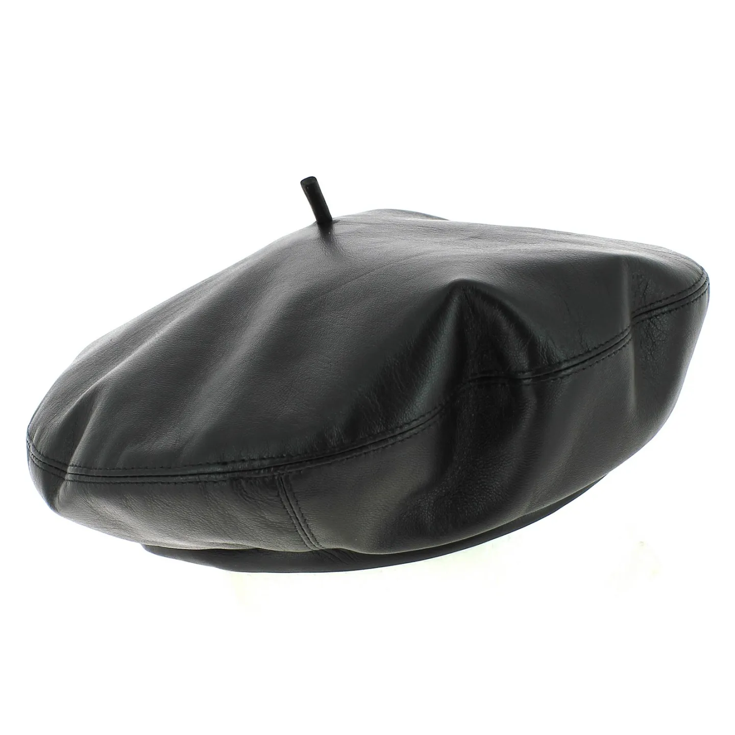 Beret femme basque cuir - achat beret cuir Reference : 2725 | Chapellerie Traclet