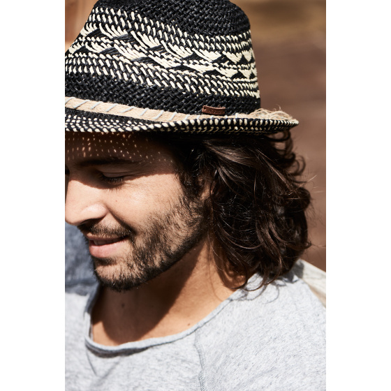 Chapeau Trilby Venture noir - Barts