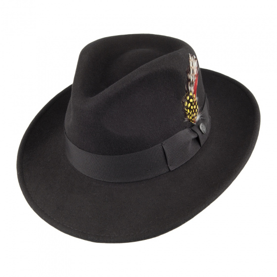Chapeau Traveller Noir Ford Indiana Jones Jaxon