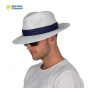 Chapeau Fédora Gentleman Blanc  - Rigon Headwear