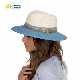 Chapeau Fédora Bicolore Noir et blanc - Rigon Headwear