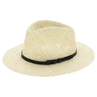 Chapeau Traveller La Palma Paille Naturel - chapeau paille Reference : 5358 | Chapellerie Traclet