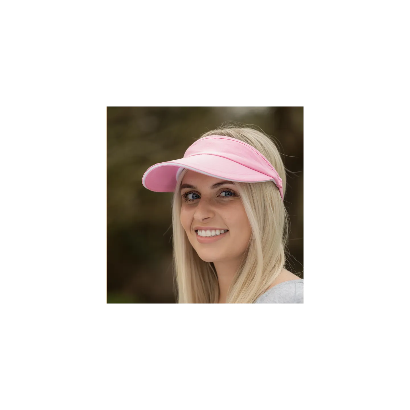 Visiere simple pour le sport - rose Reference : 1303 | Chapellerie Traclet