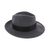 Chapeau Fédora gris ruban noir Reference : 7856 | Chapellerie Traclet