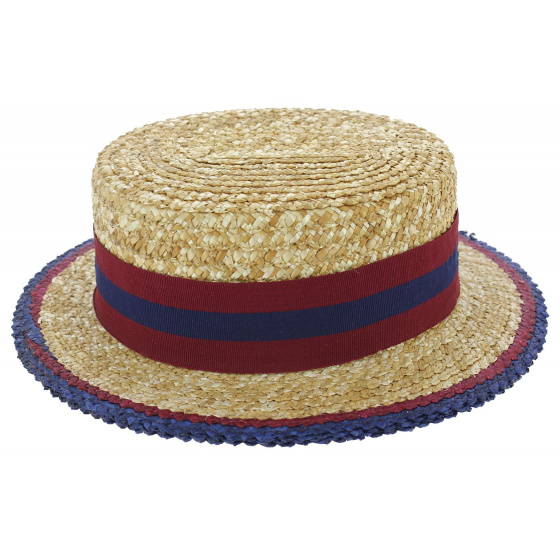 Stetson Venice Double Groove Boater Hat Stetson Venice Double Groove Boater Hat