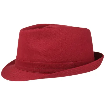 Stetson red teton small brim fabric hat Reference: 2148 | Traclet Hat Shop