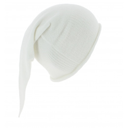 Long Chacarel Cotton Nightcap White - Traclet