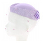 Lilac ceremony hat CREATIONS EDY PARIS