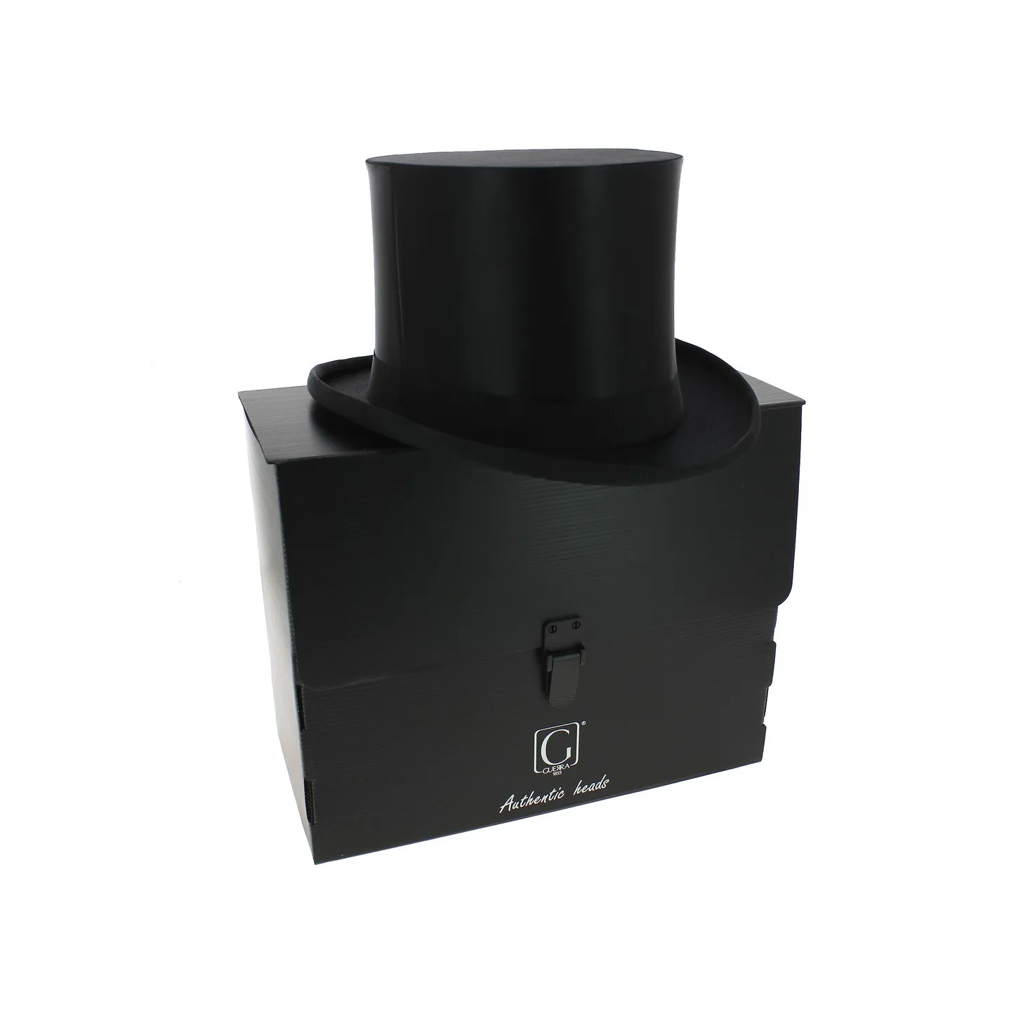 Chapeau Claque 15 cm Guerre 1855 -Traclet- Noir Reference : 422 | Chapellerie Traclet