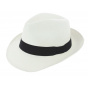 Fédora Classico Panama Hat - White Panama Hat - Traclet
