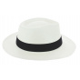 Donato Panama Hat Traveller Flat Brim White - Traclet