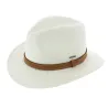 Chapeau Traveller Frederic Panama Blanc - Pierre Cardin Reference : 7945 | Chapellerie Traclet