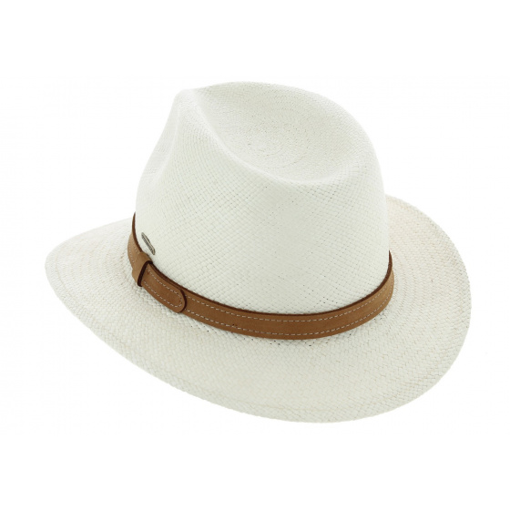 Chapeau Traveller Frederic Panama Blanc - Pierre Cardin