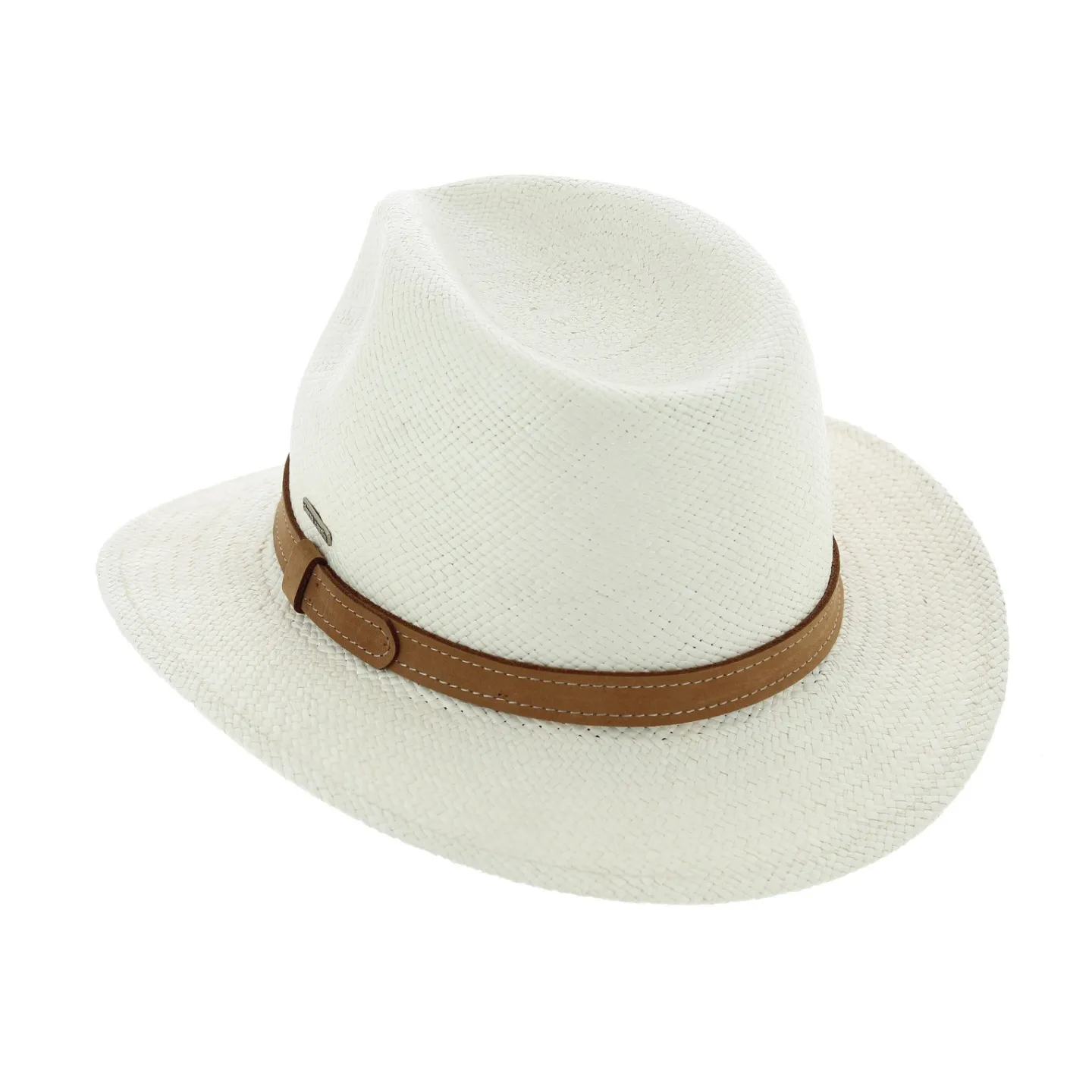 Chapeau Traveller Frederic Panama Blanc - Pierre Cardin Reference : 7945 | Chapellerie Traclet
