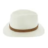 Chapeau Traveller Frederic Panama Blanc - Pierre Cardin Reference : 7945 | Chapellerie Traclet